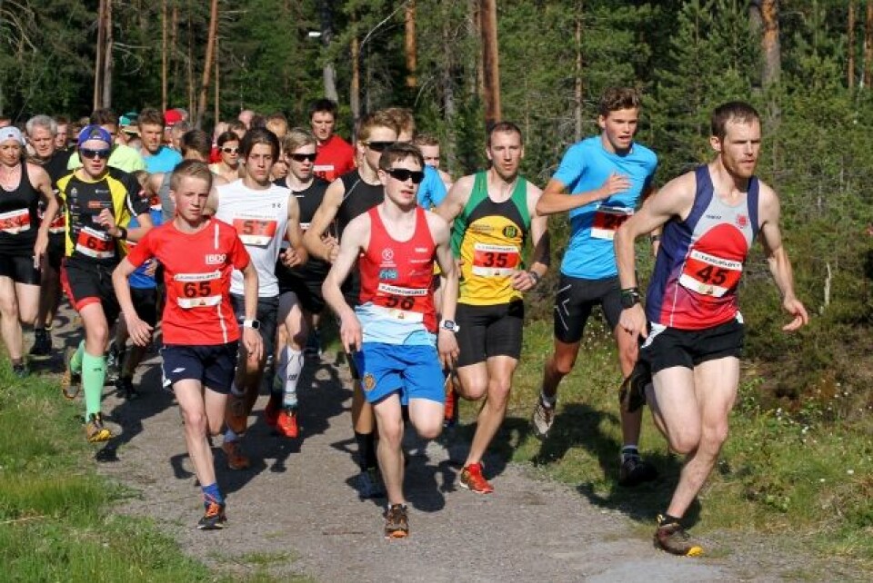 Elin Sjaastad og Matthew Speake vant Gjerdrumsløpet IMG_0088_Start_12km (640x427).jpg