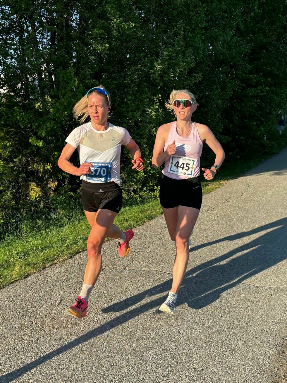 Jevn kvinneduell på 10 km i Norgestesten 16. mai