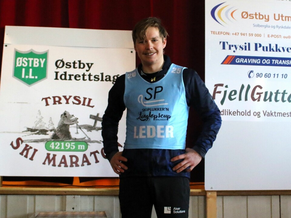 Ola Jordheim beholdt ledertrøya i langløpscupen etter sin 2. plass. (Foto: Rolf Bakken)