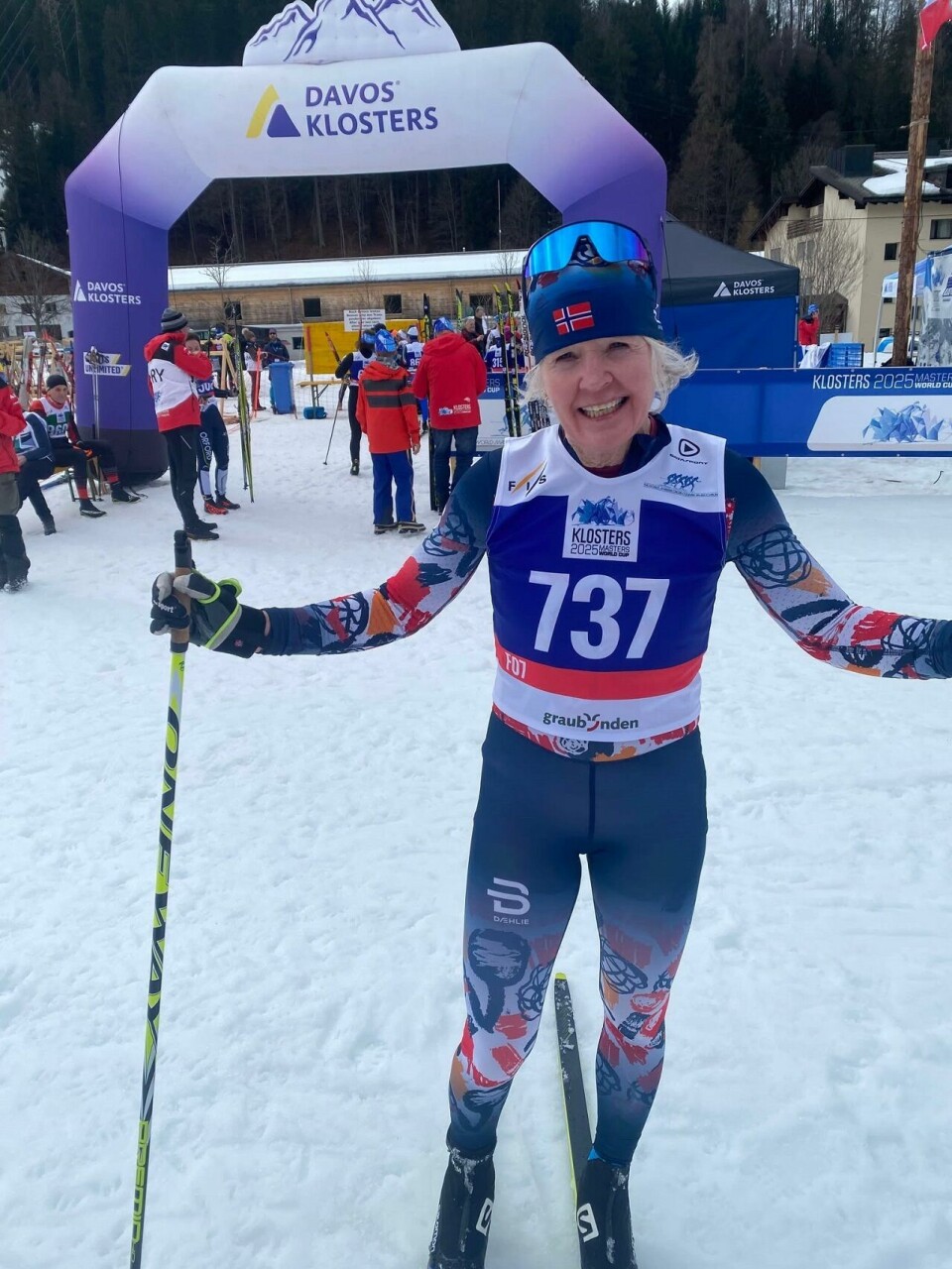Ragnhild Bolstad har slitt med sykdom i vinter, men kunne ta fram seierssmilet etter at det løsnet skikkelig når det gjaldt som mest. (Foto: privat)