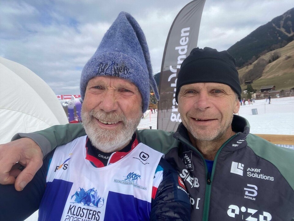 Både Tom Morten Kristiansen (til venstre) og Tore Bjerkrheim fikk med seg to topplasseringer i henholdvis M70-74 og M60-64 før de dro hjem for å rekke Birken. (Foto: Tom Morten Kristiansen)