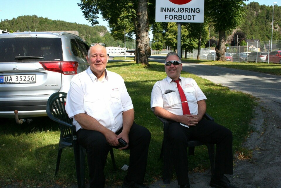 Rune Tallaksen (67 - til venstre) og David Benitez (53 - til høyre).