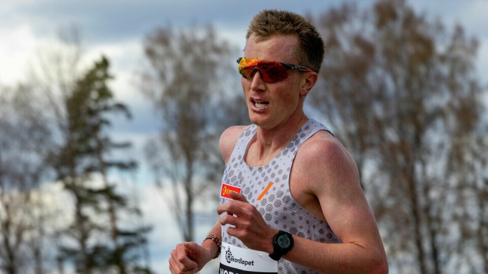 Sondre Nordstad Moen, her fra Maarduløpet i 2021. (Foto: Samuel Hafsahl) Maarudløpet - halvmaraton - Sondre Nordstad Moen
