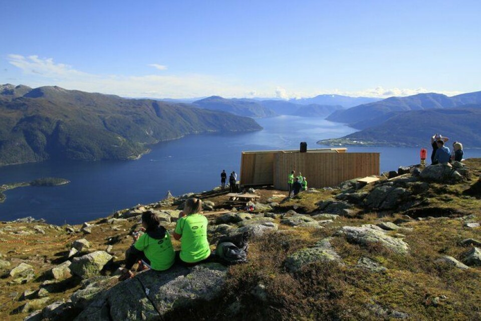 Anita Iversen Lilleskare og Geir Steig satte rekorder i Balestrand Opp Målområdet