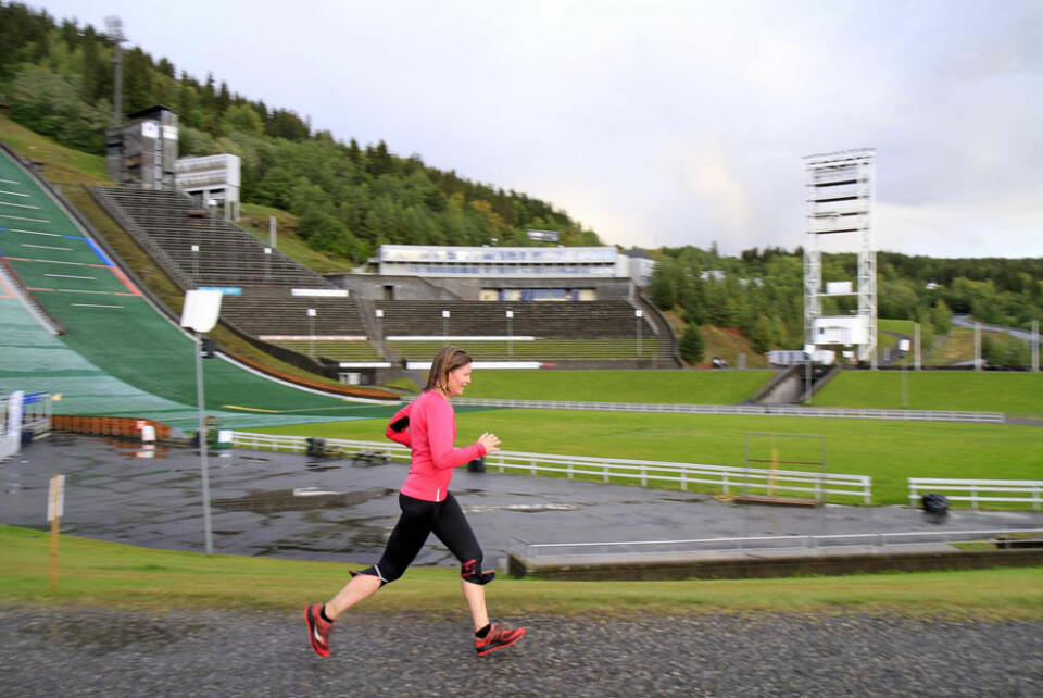 Olympiaparkløpet i Sørdalskarusellen er godt i gang 19 Anne Gunn Kraabøl på oppløpet _MG_4552.jpg