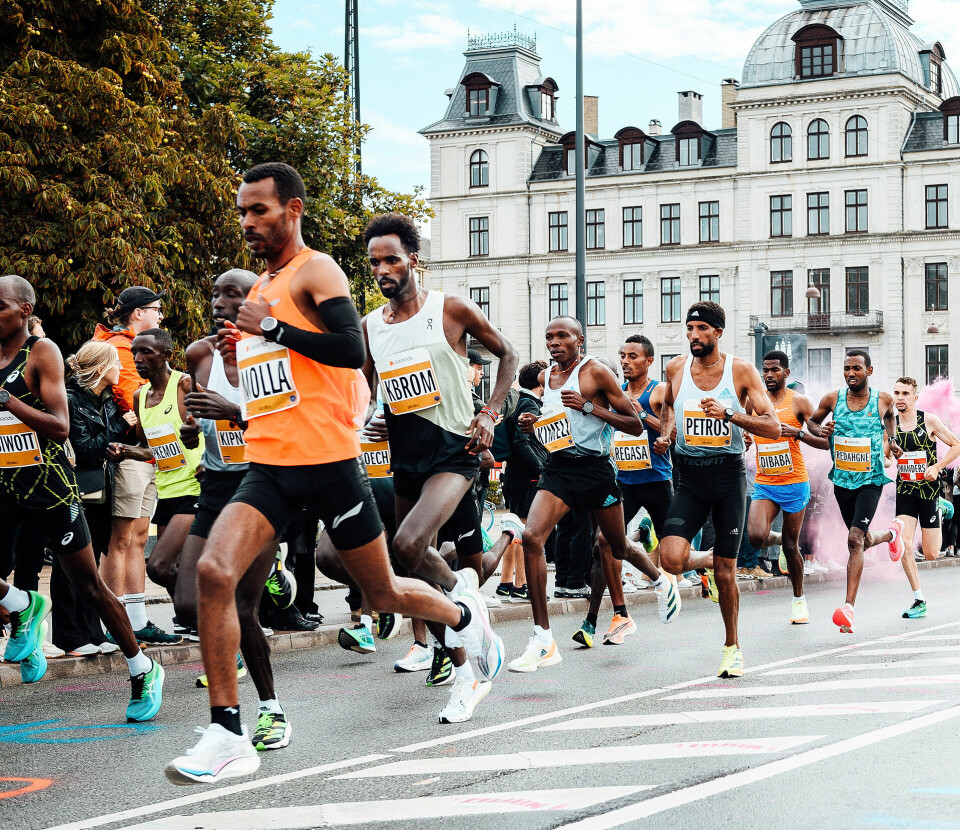 Tilbake i København: Skjalgs Zerei Kbrom Mezngi var to sekunder unna å løpe halvmaraton under timen i fjor. Søndag prøver han på nytt. (Foto: arrangøren) Tilbake i København: Skjalgs Zerei Kbrom Mezngi var to sekunder unna å løpe halvmaraton under timen i fjor. Søndag prøver han på nytt. (Foto: arrangøren)