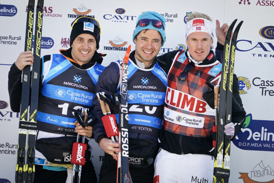 Chernousov og Johansson Norgren vant Marcialonga Tre_beste_mennene_Seierspall_640.jpg