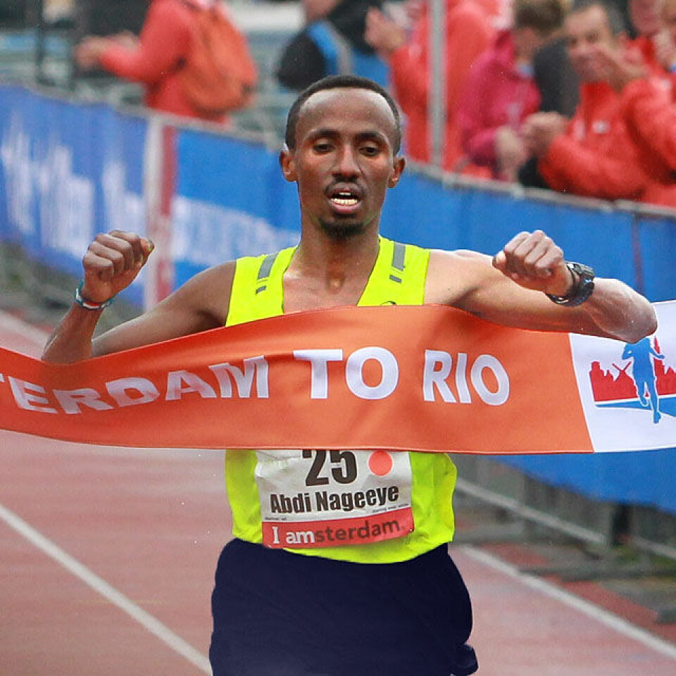 Tre ungdommer best av de norske i Amsterdam Marathon (Oppdatert) Maal_Abdi_Nageeye_mot_Rio_A20G5890.jpg