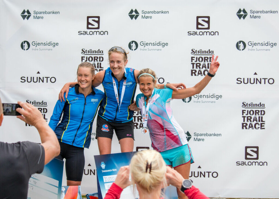 Færø Linde og Wästlund vant ultradistansen i Stranda Fjord Trail Race Pall_Foto_Stranda Fjord Trail Race4.jpeg