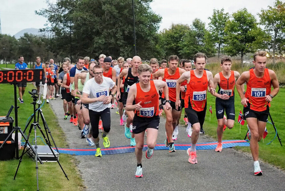 Start: I Forusløpet i fjor ble det ingen norgesrekorder, men mange personlige rekorder. I år er det både 3 og 5 km på programmet, og sjansen for en ny norsk rekord på 3 km er stor. (Foto: Håkon Aslaksen) Start: I Forusløpet i fjor ble det ingen norgesrekorder, men mange personlige rekorder. I år er det både 3 og 5 km på programmet, og sjansen for en ny norsk rekord på 3 km er stor. (Foto: Håkon Aslaksen)