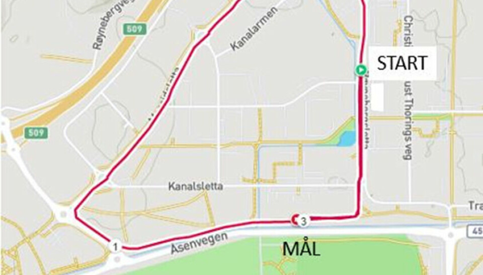 Står norgesrekorden på 3 km for fall i rekordløypa til Forusløpet?