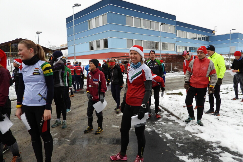 Sofie Johannson og Ola Dåsnes vant Nisse-o-løpet Sofie Johannson venter spent på start.jpg