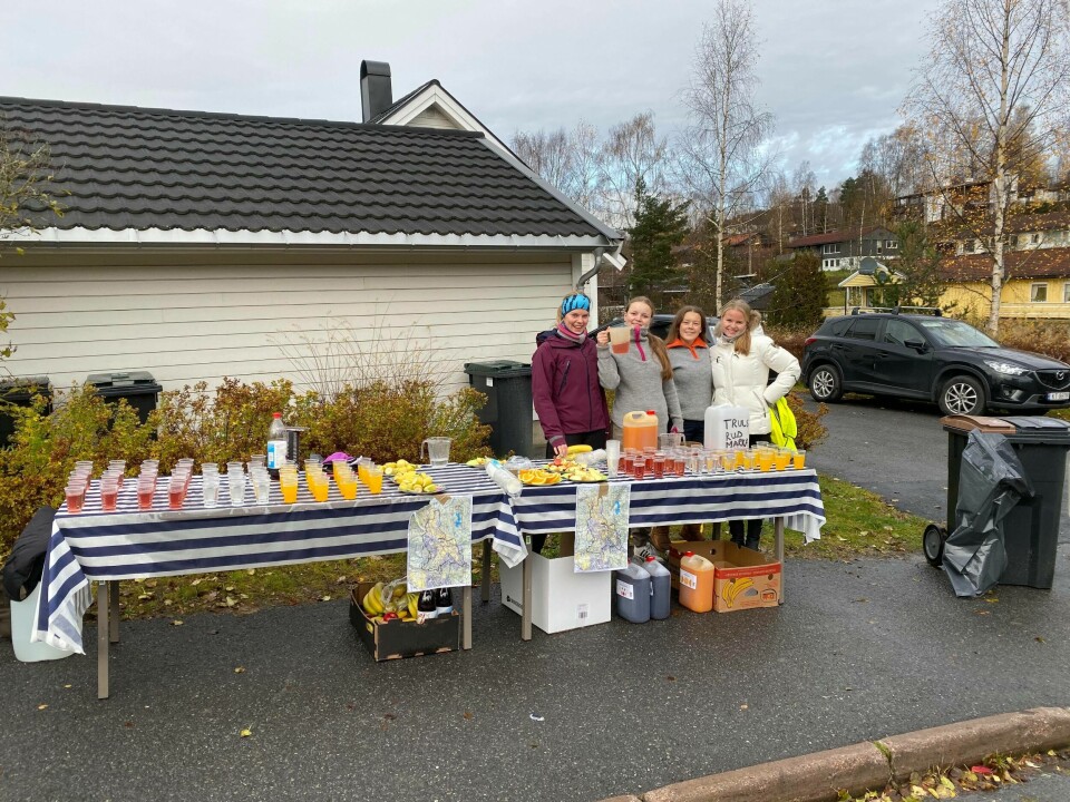 555 fullførte Lommedalen Rundt (noen også rundt og rundt) matstasjon.jpg