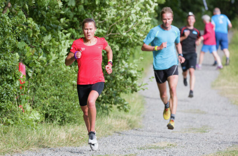 Nicoline Baardtvedt setter løyperekord i Hovedøya Rundt Foto: Stian Schløsser Møller/Kondis Stian Schløsser Møller/Kondis