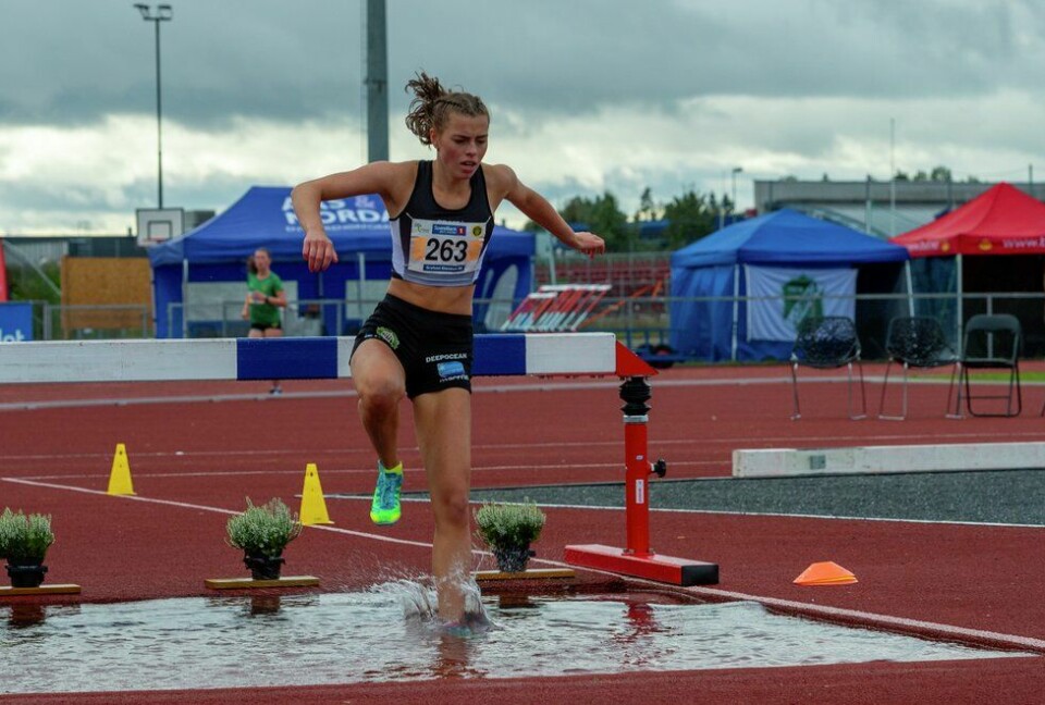UM friidrett 2019 Jessheim - 2000m hinder J17 og J18/19