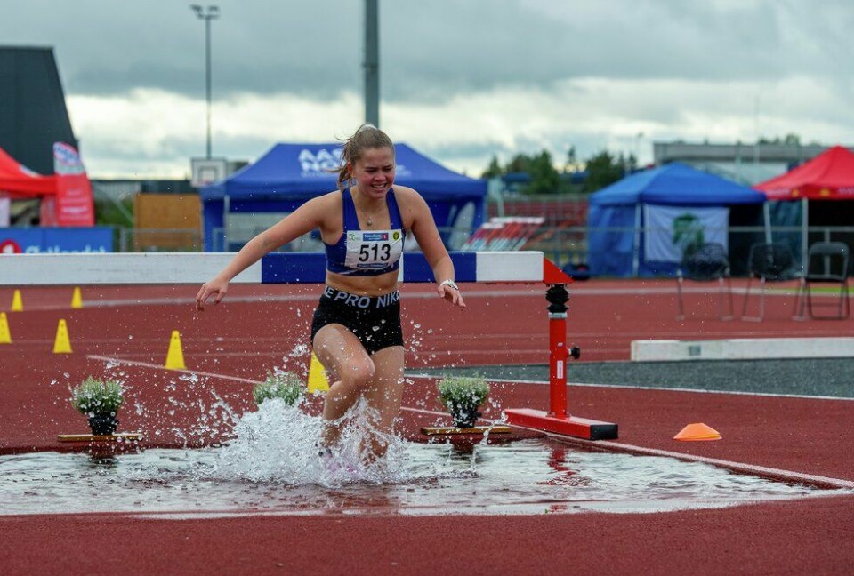 UM friidrett 2019 Jessheim - 2000m hinder J17 og J18/19