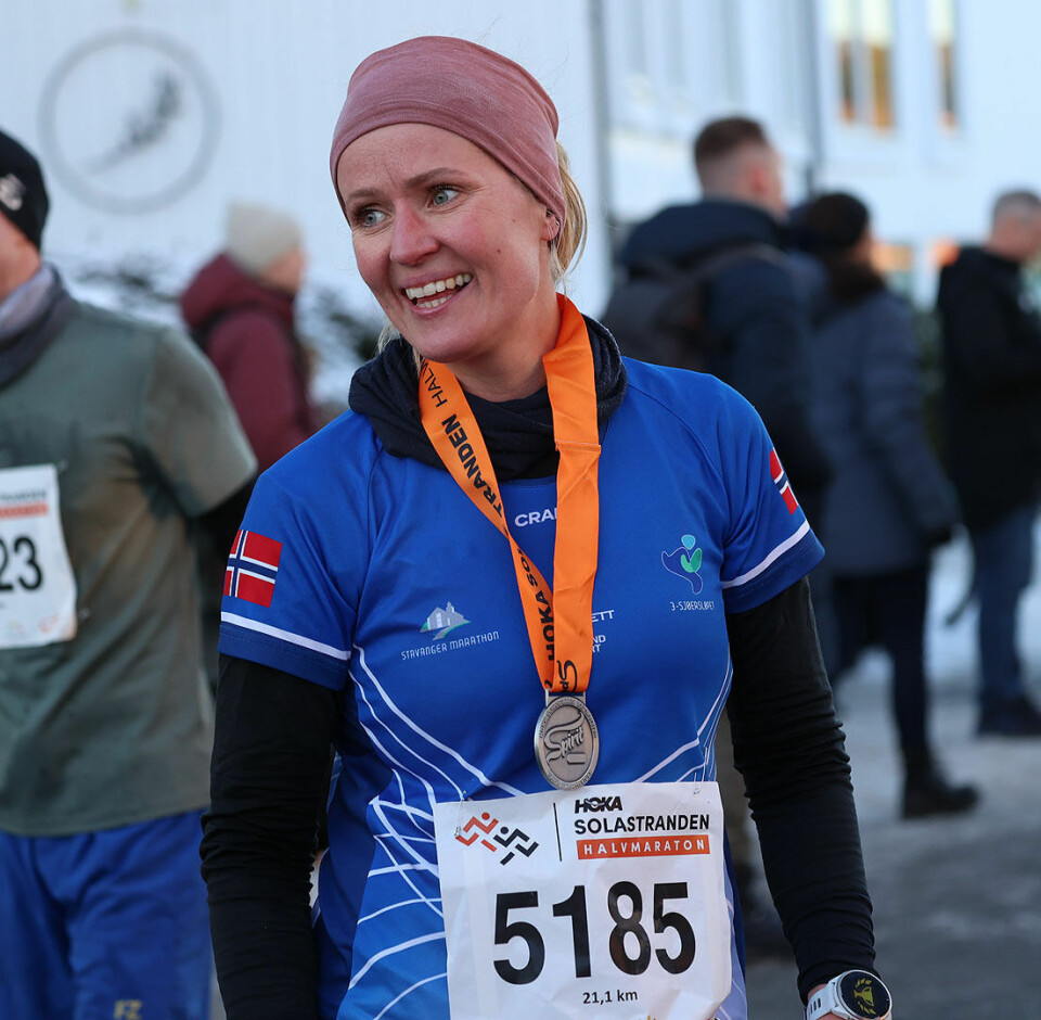 Tone Jenssen Rathe løper inn til en 5. plass.