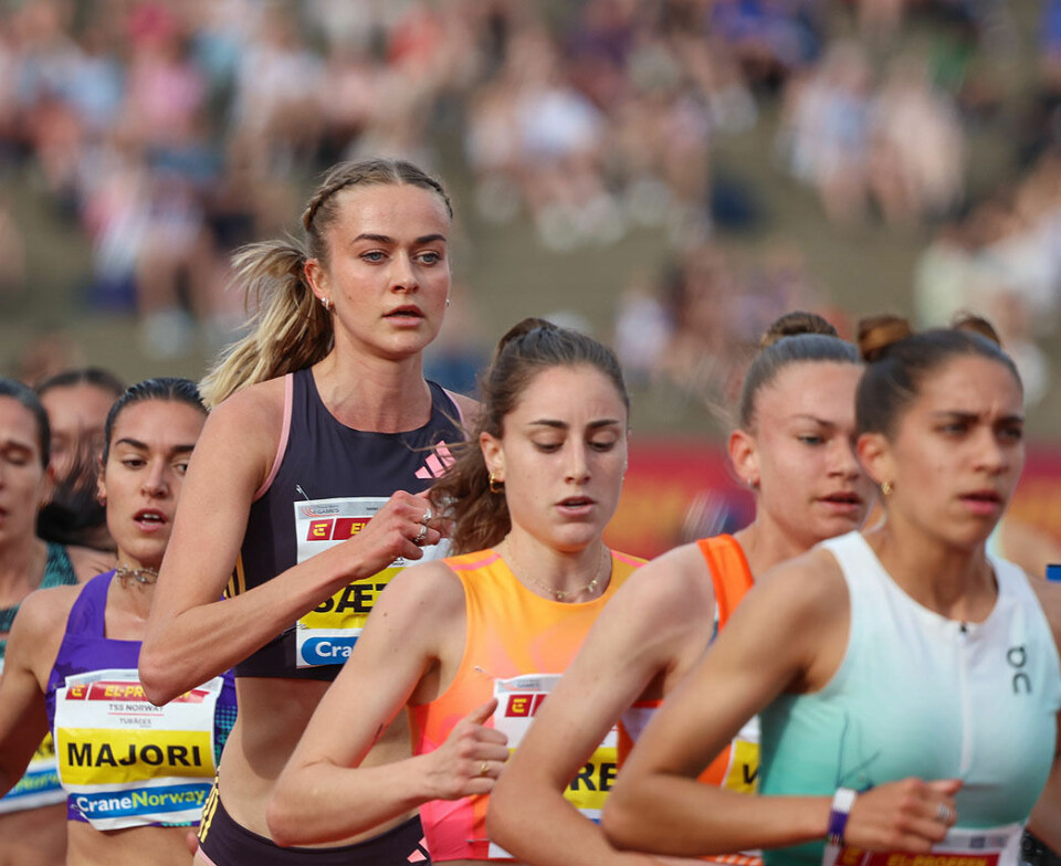 Tøft for Amalie Sæten og de norske på 5000 m i Trond Mohn Games