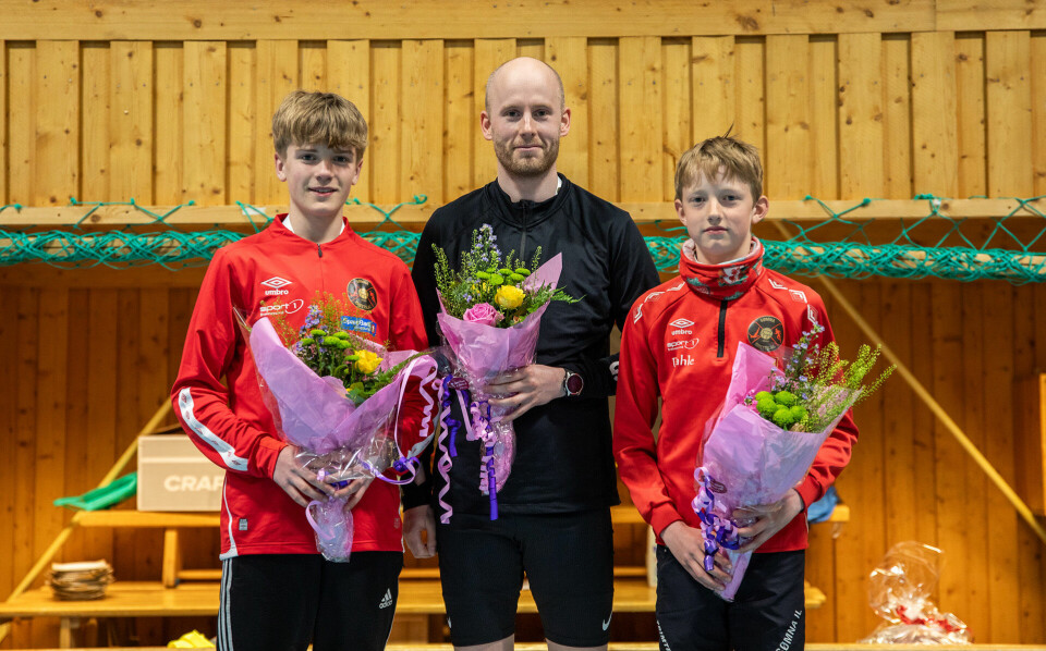 De tre beste menn på 5 km. (Foto: JanePane Photo)