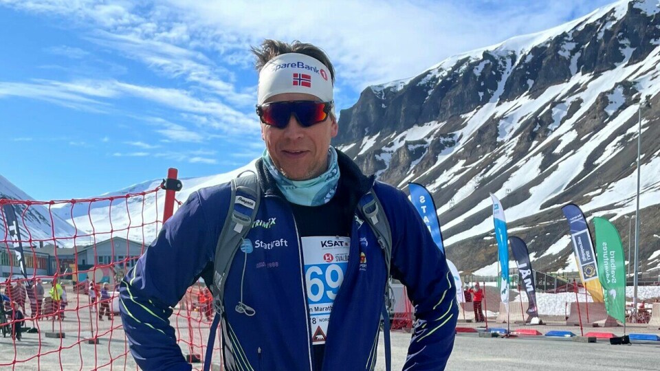 Lennarth Kvernmo kom på 10. plass under Spitsbergenmila i Spitsbergen Marathon 2023