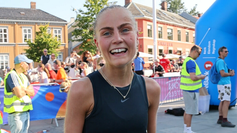 Ingrid Syltern Nerland vant halvmaraton under Trondheim Maraton 2024