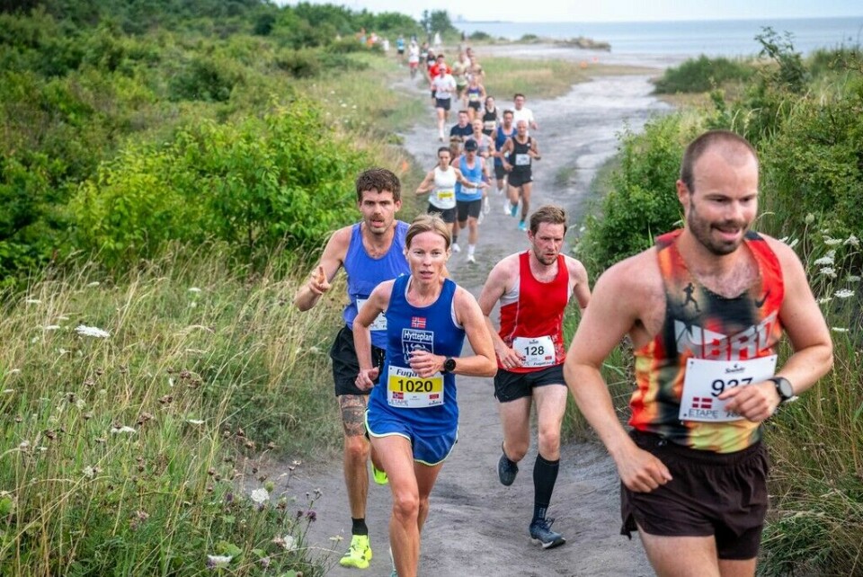 Åse Klinkenberg er beste norske kvinne etter åpningsdagen. (Foto: René Bjørn Hansen / Etape Bornholm)