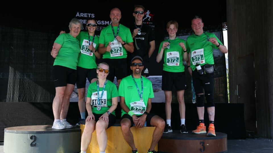 Kondistreninga Trondheim hadde to stafettlag under Trondheim Maraton