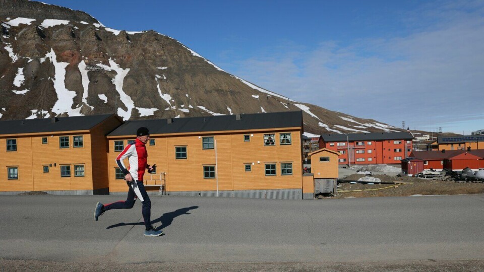 Knut Are Bakke løp maraton og kom på andreplass i klasse M50-59 under Spitsbergen Marathon 2023