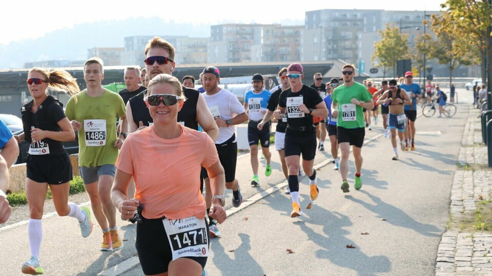 Nr 1471 Tone Marie Klevan ble nummer to i K40-44 på maratondistansen under Trondheim Maraton 2024