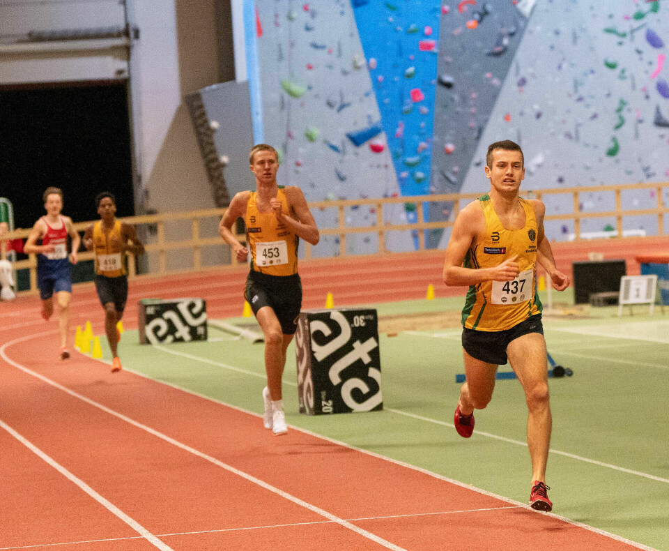 Kristian Bråthen Børve løp inn til fjerdeplass foran klubbkamerat Philip Gulbrandsen. (Foto: Einar Børve)