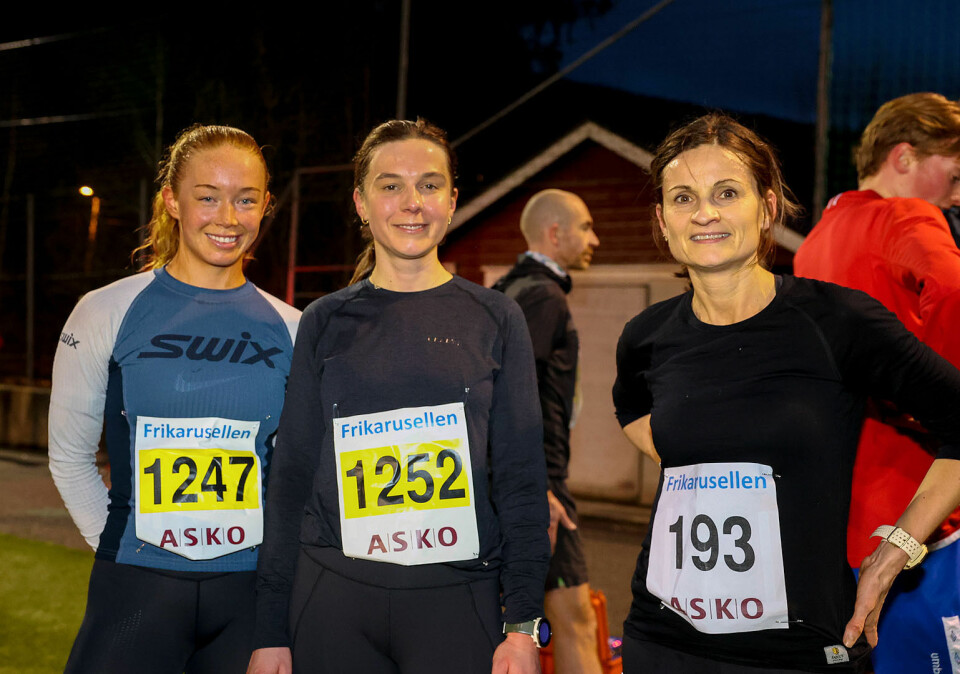 De tre beste kvinner ble Hedda Minori Haugene, Christina Ellefsen Hopland og Vigdis Gaupholm Reigstad.