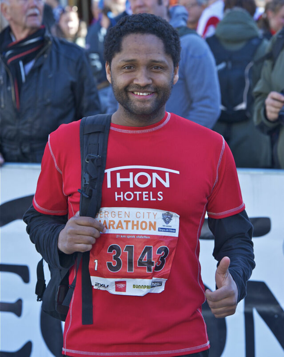Hafsås-rekord i Bergen City Marathon mens Mulugeta løp halv på 1.06.59