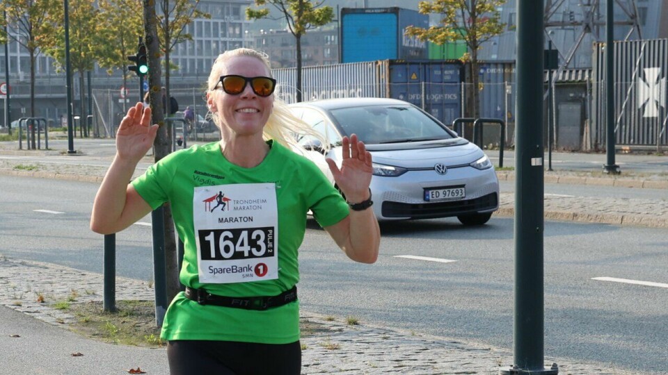 Vigdis Gabrielsen Sandø løp maratondistansen under Trondheim Maraton 2024