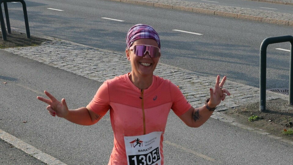 Yvonne Unger løp maratondistansen under Trondheim Maraton 2024