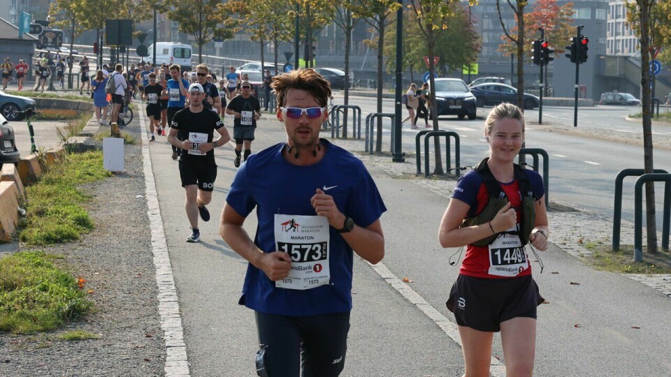 Maratondistansen under Trondheim Maraton 2024