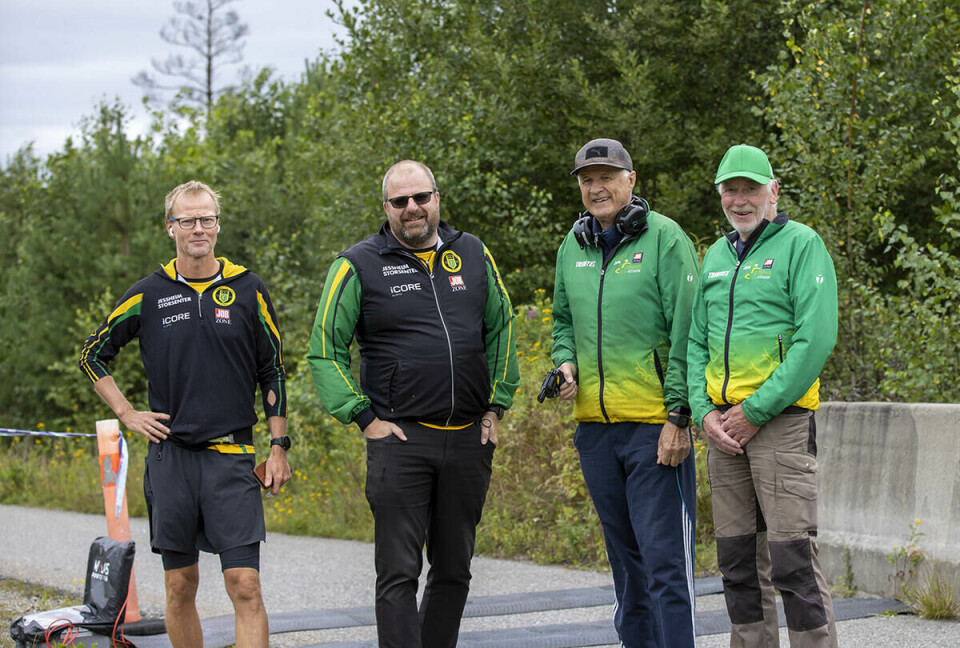 Arrangørstaben med Torbjørn Liestøl, Hans Jørgen Borgen, Nils Kristen Wiik og Arne Luke.