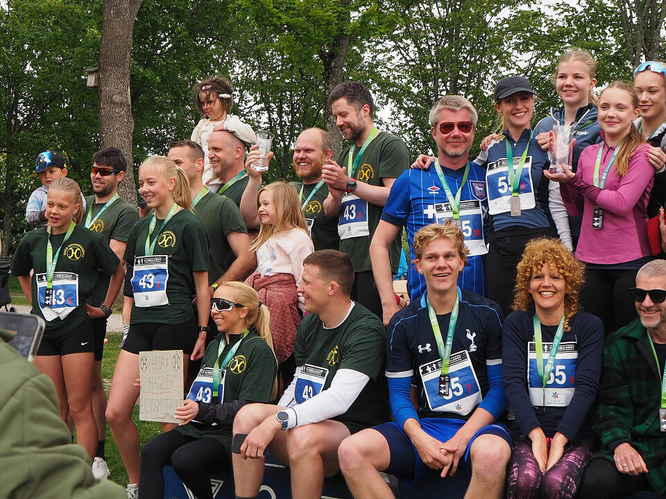 Raskeste stafettlag var Team Solberg Elite som vant på 1:00:33. (Foto: Mariann Sundby)