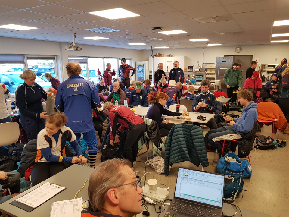 Innendørs samlingsplass.