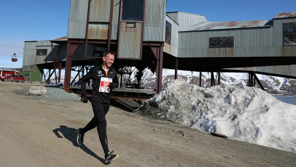 Torleif Jonasson løp maraton under Spitsbergen Marathon 2023