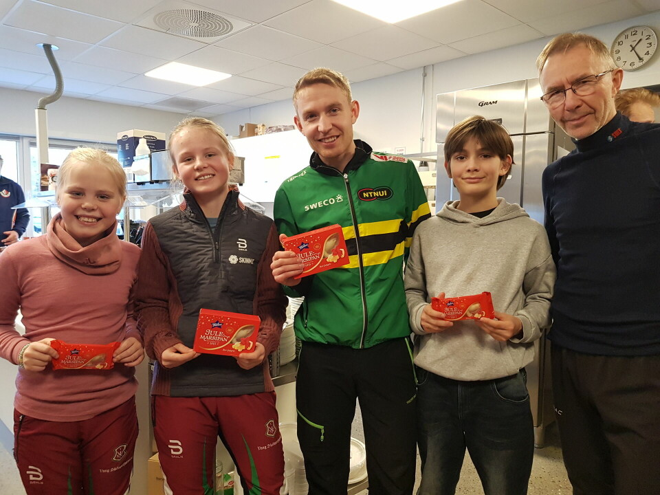 Noen klassevinnere (fra venstre): Esther Sørlien Stenberg, Mari Sørlien Stenberg, Eirik Langedal Breivik, Oskar Schneider og Widar Trømborg.