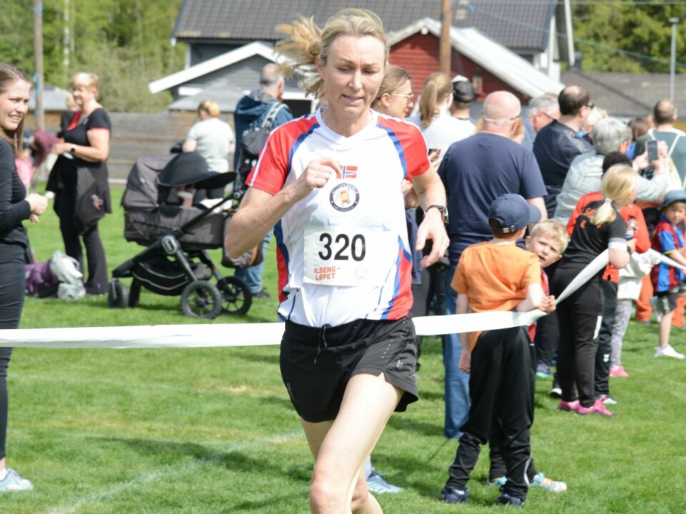 Silje Ravensborg Christiansen har full kontroll på seieren.