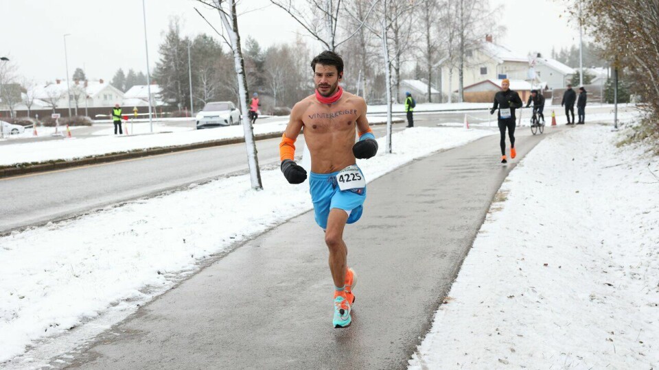 Vinterkrigeren Dan Juan kom på femteplass på maraton under Jessheim Vintermaraton 2023 Vinterkrigeren Dan Juan kom på femteplass på maraton under Jessheim Vintermaraton 2023