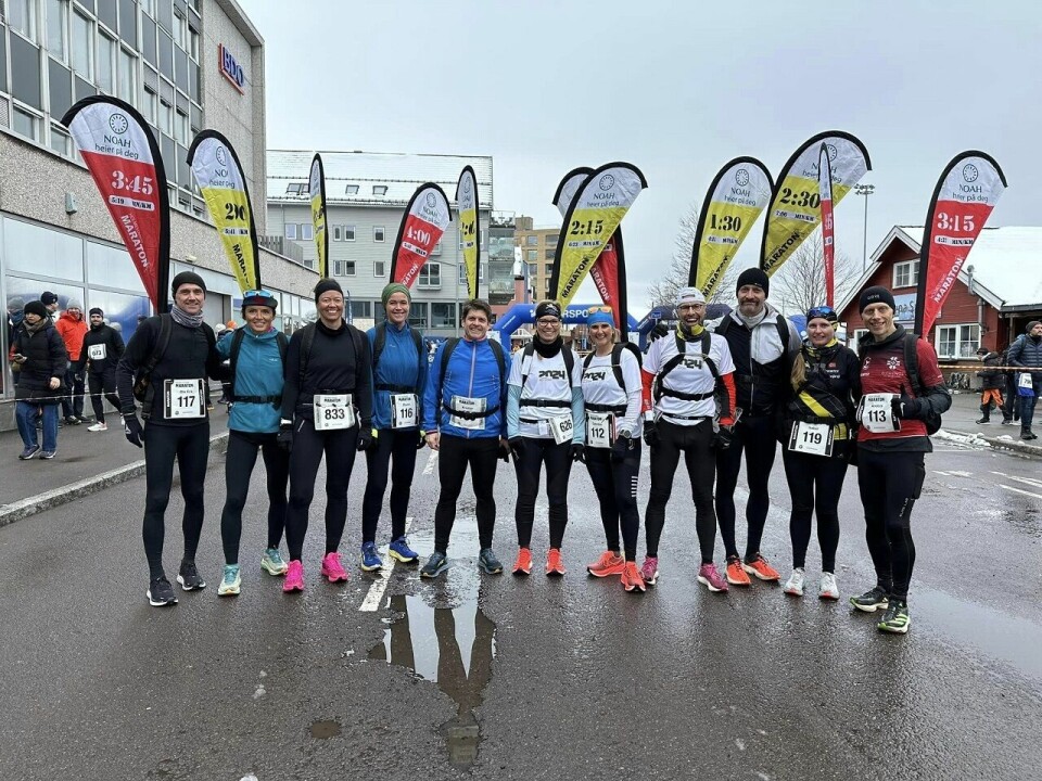 Over 1350 løp litt for kort i Holmestrand Maraton