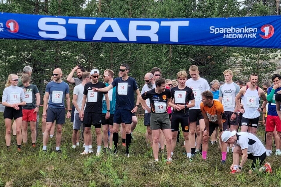 63 løpere stilte til start på 10 km i fjorårets utgave (Foto: arrangøren)