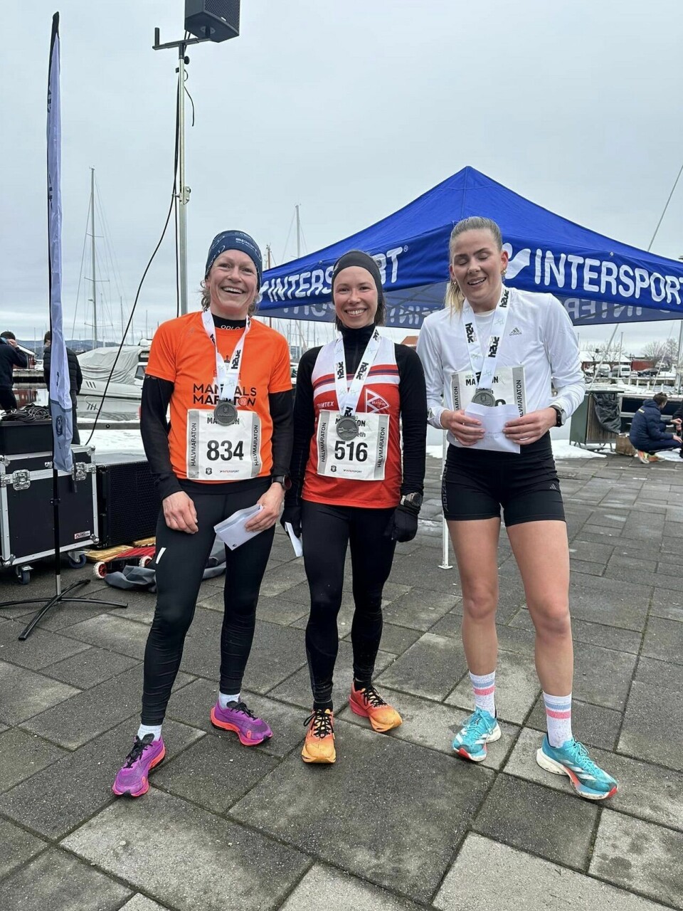 Over 1350 løp litt for kort i Holmestrand Maraton