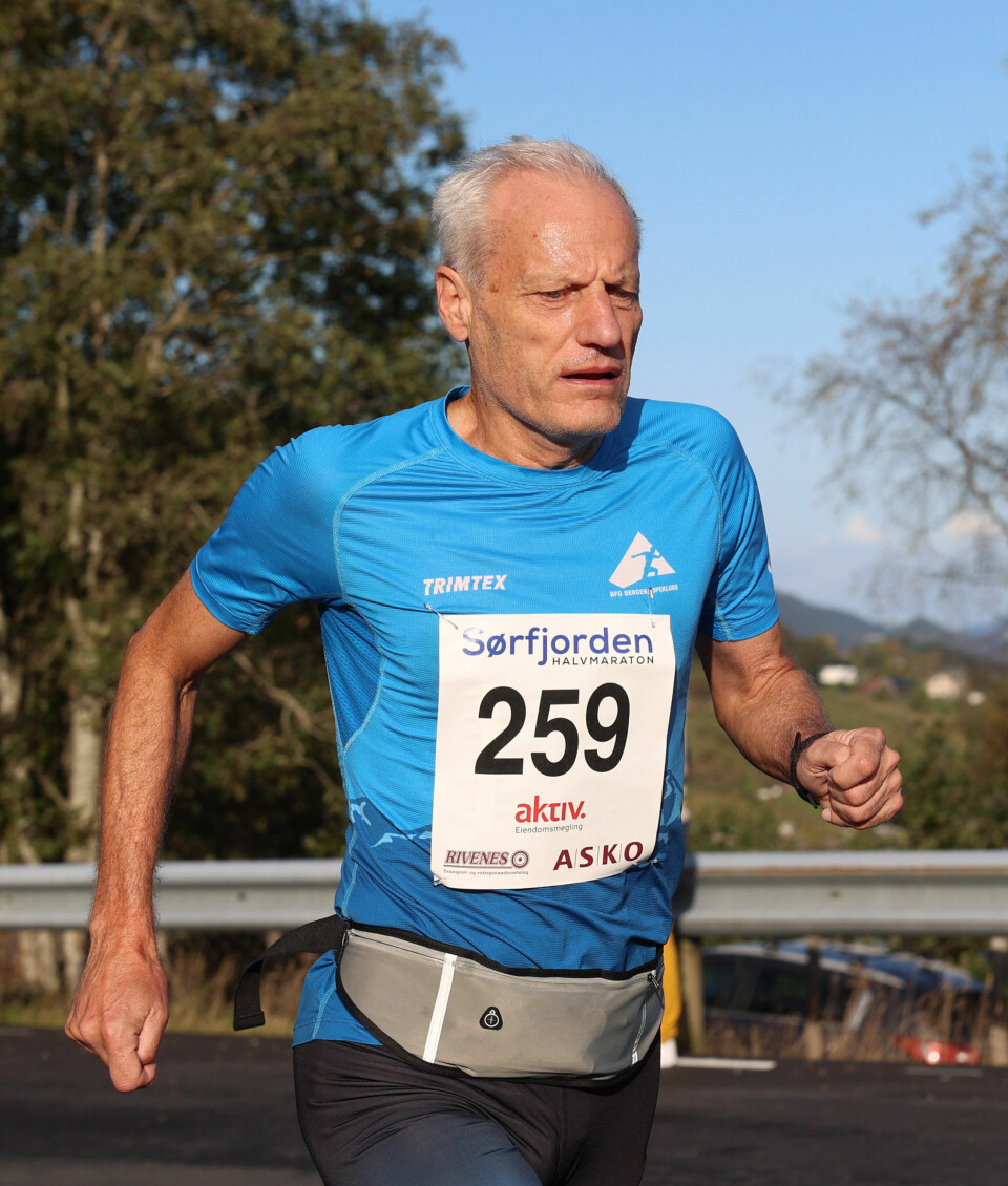 Helt til topps:Ivar Andreas Sandø har vært en av landets aller beste veteranløpere i en årrekke, og i 2024 klarte han for første gang å gå helt til topps i Kondis’ kåring. (Foto: Arne Dag Myking)