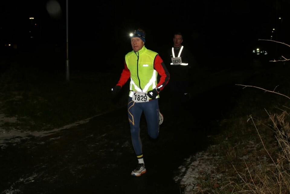 Kjell Vegard Opheim foran Jonah Engh