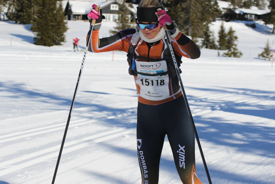 Hareland, Ane Marie Berget fra Dombås IL på 6. plass snek seg under tre timer.