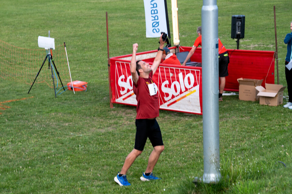 Vinner kort løype menn: Torger Helle Schia 39:15. Foto: Erik Engblad