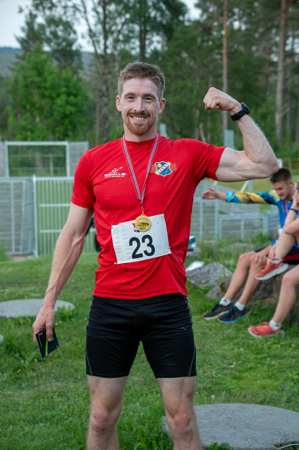 Vinner lang løype menn: Sondre Grønvold 50:14. Foto: Erik Engblad